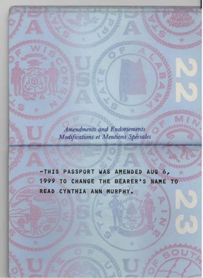 Cynthia A. Hopkins Passport Photo 13