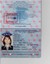 Cynthia A. Hopkins Passport Photo 2 - Inside pages of Cynthia Hopkins' 2008 canceled passport showing cancellation stamp and her photo and information