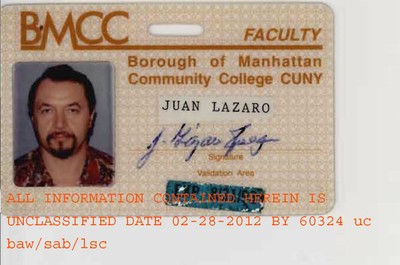 Juan Lazaro's CUNY ID Card Photo 1