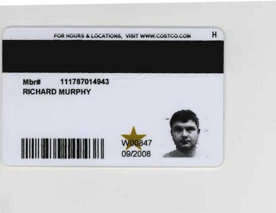 FBI Records: The Vault â€” Richard Murphy's Costco Card Photo 2